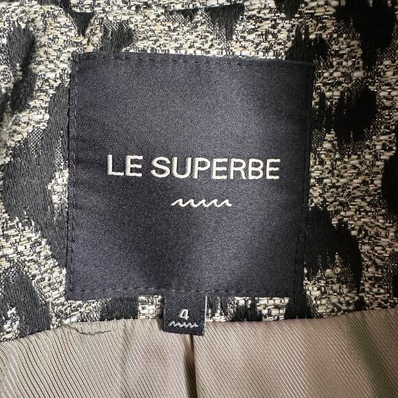 Le Superbe Mrs Setzer Jacket Dress Leopard - Picture 7 of 8